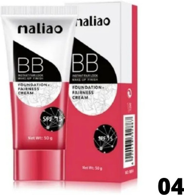 maliao BB Foundation + Fairness Cream Foundation(Shade 04, 50 g)