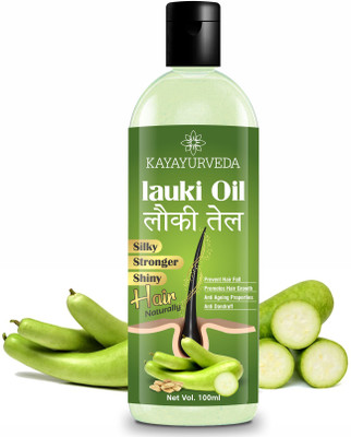 KAYAYURVEDA Lauki Oil for Silky, Stronger, Shiny & Promotes Hair Growth Hair Oil(100 ml)