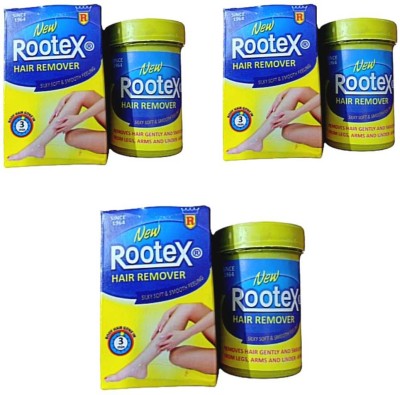 Rootex NEET HAIR REMOVING POWDER (PREMIUM QUALITY) Pack of 3 Cream(180 g, Set of 3)