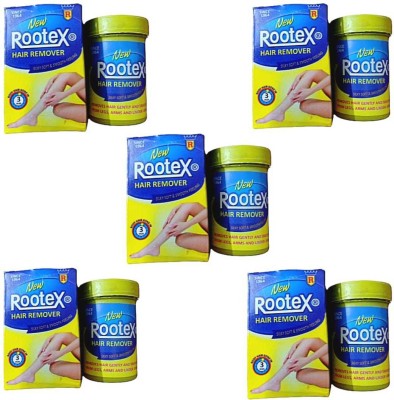 Rootex NEET HAIR REMOVING POWDER (PREMIUM QUALITY) Pack of 5 Cream(300 g, Set of 5)