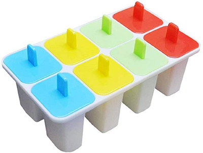 Cltllzen Ice Cream Candys Maker Multicolor Plastic, Silicone Ice Cube Tray(Pack of1)