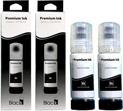 QUINK Ink for Eppson 003 Ink for L4150 L4160 L6160 Ink Tank Printer BK 70ML -X2 Black Ink Bottle