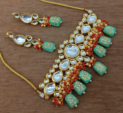 NMimitation Alloy Gold-plated Multicolor Jewellery Set(Pack of 1)