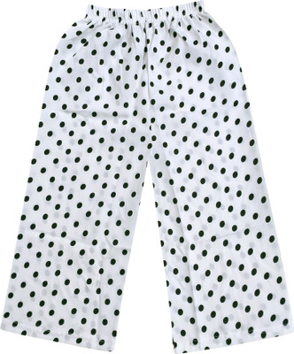 KAVYA Capri For Girls Casual Printed Crepe(White Pack of 1)