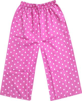 KAVYA Capri For Girls Casual Printed Crepe(Pink Pack of 1)