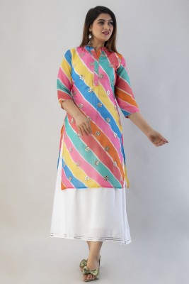 Barkha Fab Women Embroidered A-line Kurta(Multicolor)