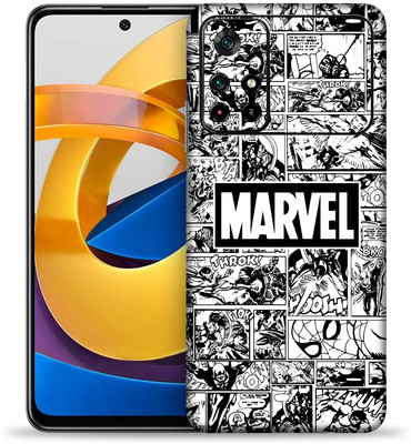 OggyBaba Poco M4 Pro, MArvel Comic Mobile Skin(Multicolor)