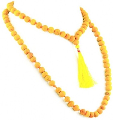 Senroar Haldi Mala Turmeric (haldi) Mala Wood Necklace