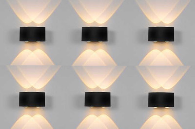 Arus Step Light Wall Lamp With Bulb(Pack of 6)