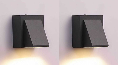 PR Prashant Step Light Wall Lamp With Bulb(Pack of 2)