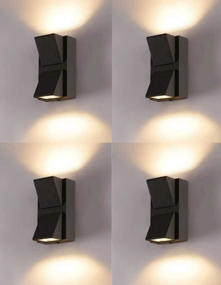 PR Prashant Step Light Wall Lamp With Bulb(Pack of 4)