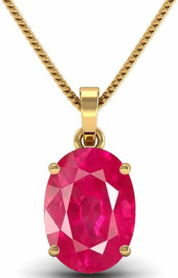 Sidharth Gems Gold-plated Ruby Brass