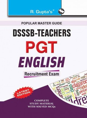 DSSSB: English (PGT) Teachers Recruitment Exam Guide(Paperback, R Gupta)