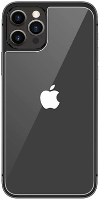 VOLMERE Back Tempered Glass for Apple iPhone 12 / 12 Pro Transparent Back Tempered Glass(Pack of 1)