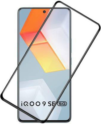 EITANSHA CREATION Edge To Edge Tempered Glass for Vivo iQOO 9 SE, iQOO 9 SE(Pack of 1)