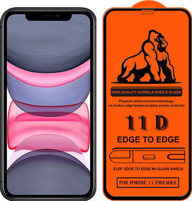 ELEF Edge To Edge Tempered Glass for Apple iPhone 11 Pro Max(Pack Of 1)(Pack of 1)