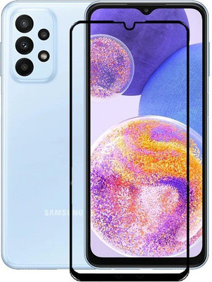CASEHUNT Edge To Edge Tempered Glass for Samsung Galaxy A23 5G(Pack of 1)