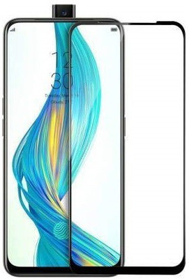 DropFit Edge To Edge Tempered Glass for Realme X(Pack of 1)