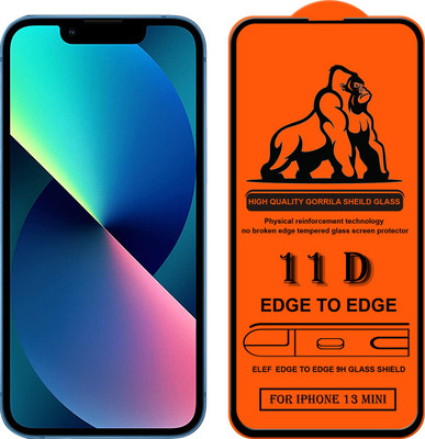 ELEF Edge To Edge Tempered Glass for Apple iPhone 13 Mini(Pack Of 1)(Pack of 1)