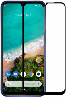 DropFit Edge To Edge Tempered Glass for Xiaomi Mi A3(Pack of 1)