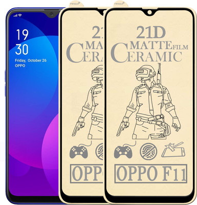 TWIGLO Edge To Edge Tempered Glass for OPPO F11(Pack of 2)