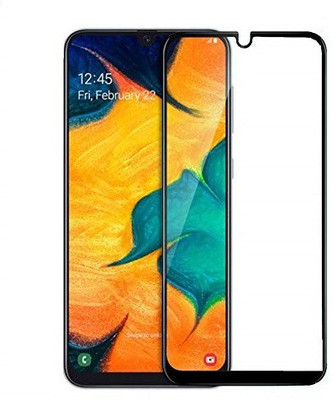 DropFit Edge To Edge Tempered Glass for Samsung Galaxy A30(Pack of 1)