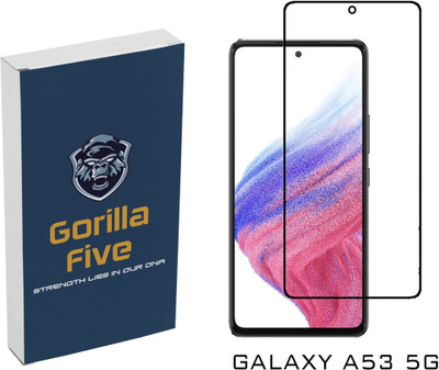 GORILLA FIVE Tempered Glass Guard for . Samsung Galaxy -A53 5G(Pack of 1)