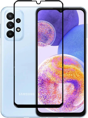 MOBIGENIX Edge To Edge Tempered Glass for Samsung Galaxy A23 , SAMSUNG GALAXY A28(Pack of 1)