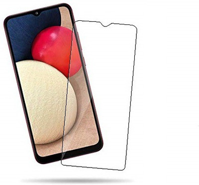 DropFit Edge To Edge Tempered Glass for Samsung Galaxy M02s(Pack of 1)