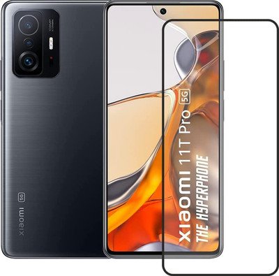 DropFit Edge To Edge Tempered Glass for Xiaomi Mi Note 11T Pro 5G(Pack of 1)