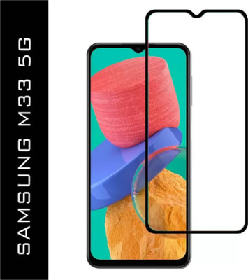 GORILLAPRIME Edge To Edge Tempered Glass for , Samsung Galaxy M33 5G, F23, M23, A23, A13(Pack of 2)