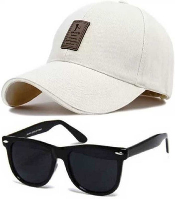 blutech Embroidered, Self Design, Solid Sports/Regular Cap Cap(Pack of 2)