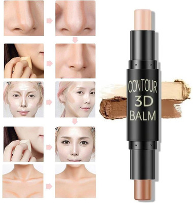 KAIASHA PROFESSIONAL CONTOUR 3D BALM HIGHLIGHT & CONTOUR STICK  Concealer(BEIGE, 10 g)