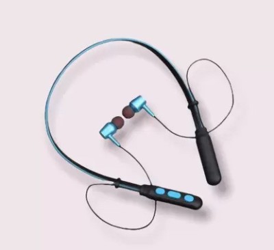 Azkiya b11 smart -bt Bluetooth neckband soft clear sound RANDOM COLOR PACK OF 1 Bluetooth(Multicolor, True Wireless)