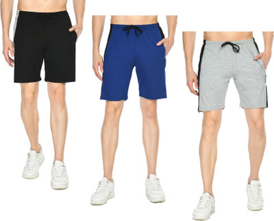 IndiWeaves Color Block Men Multicolor Bermuda Shorts