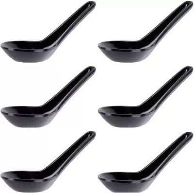 DULARIYA Melamine Soup Spoon Set(Pack of 6)