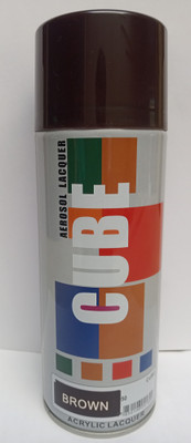 CUBE Brown Spray Paint 400 ml(Pack of 1)