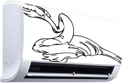 qth 88.5 cm LINE ART Self Adhesive Sticker(Pack of 1)