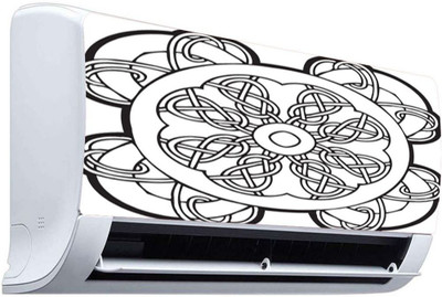 qth 88.5 cm LINE ART Self Adhesive Sticker(Pack of 1)