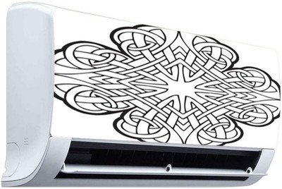 qth 88.5 cm LINE ART Self Adhesive Sticker(Pack of 1)