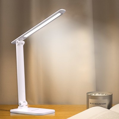 Make Ur Wish Rocklight Touch On/Off Switch Study Table Lamp Rechargeable LED Desk Lamp Study Lamp(31 cm, White)