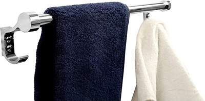 ANALEX Towel rod 18 inch 1 Bar Towel Rod(Silver Pack of 1)
