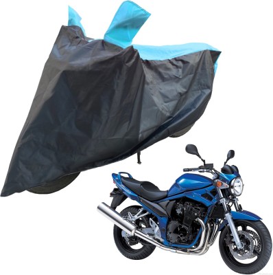 RiderShine Two Wheeler Cover for Suzuki(Bandit, Blue, Black)