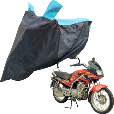 RiderShine Two Wheeler Cover for Kinetic(GF 170, Blue, Black)