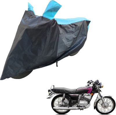 RiderShine Two Wheeler Cover for Yamaha(RXG, Blue, Black)