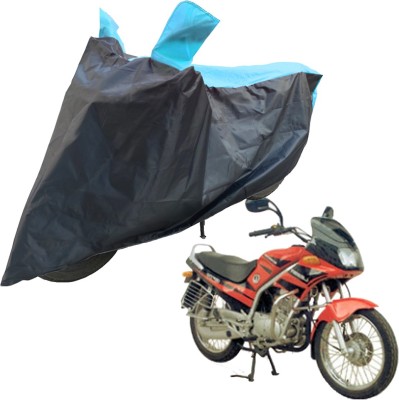 RiderShine Two Wheeler Cover for Kinetic(GF Lazer, Blue, Black)