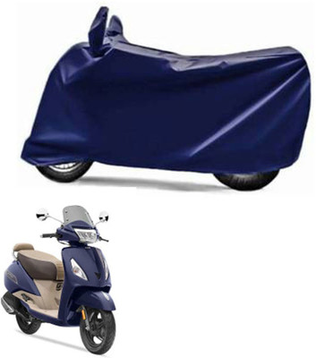 AutoGalaxy Waterproof Two Wheeler Cover for TVS(Jupiter, Blue)