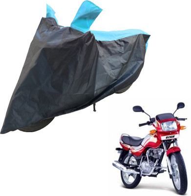 RiderShine Two Wheeler Cover for TVS(Victor Edge, Blue, Black)