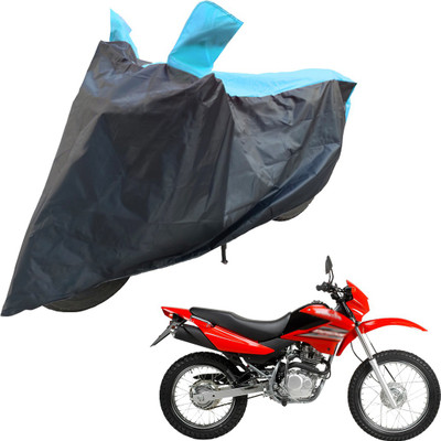 RiderShine Two Wheeler Cover for Hero(Impulse, Blue, Black)
