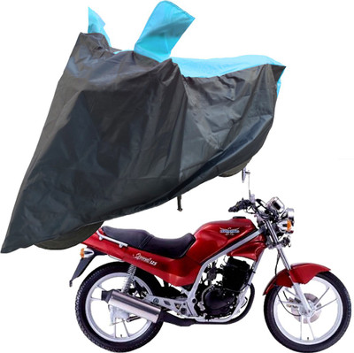 RiderShine Two Wheeler Cover for LML(Graptor, Blue, Black)